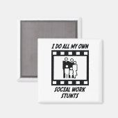 Sociaal werk magneet (Voorkant / Achterkant)