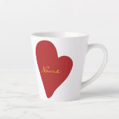 Sociaal werk Sterke Alma Mater geïnspireerd Latte Mok (Rechts)