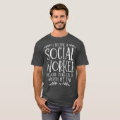 Sociaal werk voor werknemers t-shirt (Voorkant volledig)