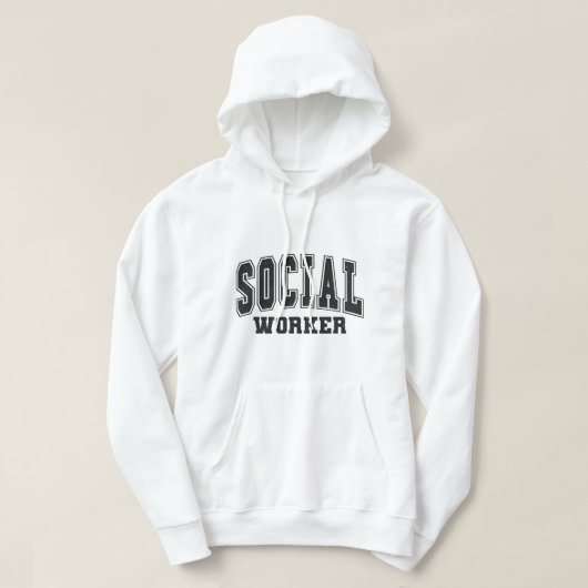 Sociaal Werker Hoodie (Design voorkant)
