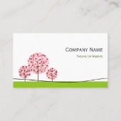 Sociaal werker - Logo van de roze blauwe wieg Visitekaartje (Achterkant)