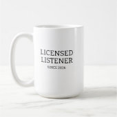Sociaal Werker Mok Gecertificeerd Luisteraar met m (Links)