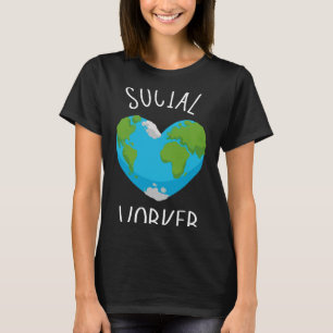 Sociaal werker MSW Masters Sociaal Werknemer Schoo T-shirt
