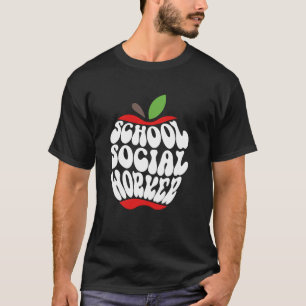 Sociaal werker op school Aaspirant-advocaat Toekom T-shirt