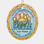 Sociaal werker ornament (Links)