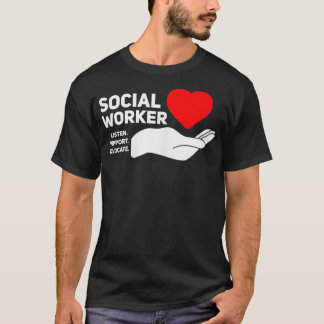 Sociaal werker T's voor vrouwen Gift T-shirt