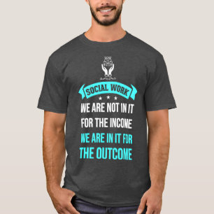 Sociaal werker voor vrouwelijke Mannen Gift Tshirt