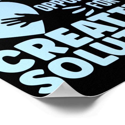 Sociaal werkerOmdat problemen zijn Poster (Hoek)