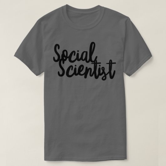 sociaal wetenschapper 2 t-shirt (Design voorkant)