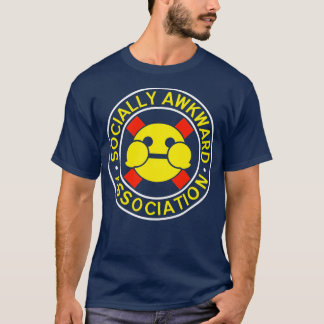 Sociaalad Awkward Association Logo T-shirt