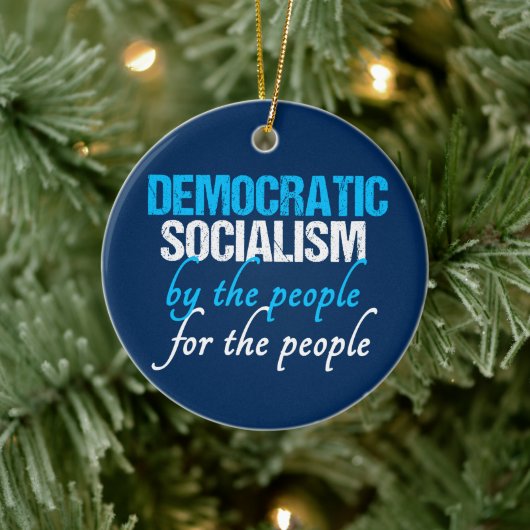 Sociaaldemocratie Democratisch Socialisme Kerstmis Keramisch Ornament (Boom)