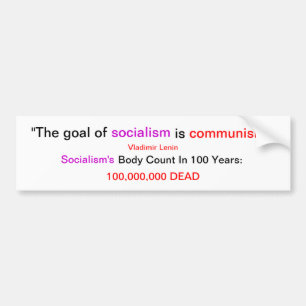 Sociaaldemocratische telling bumpersticker