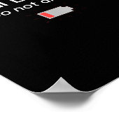 Social Battery_ 1% (do Not Disturb) Poster (Hoek)