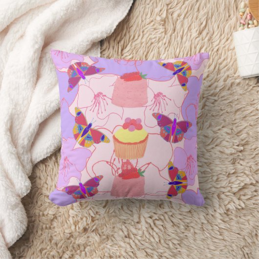 Social Butterflies Cushion Kussen (Deken)