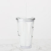 Social Club Lavendel Cocktail De Bach Meisjes Reis Acryl Drinkbeker (Rechts)