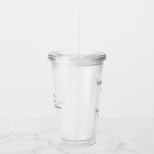 Social Club Lavendel Cocktail De Bach Meisjes Reis Acryl Drinkbeker (Rechts)