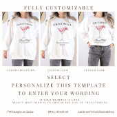 Social Club Roze Cocktail Bijpassende Bachelorette Trui