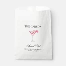 Social Club Roze Cocktail Hangover Kit Bach Party Bedankzakje