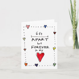 social distance Kaart | Denken aan je Kaart