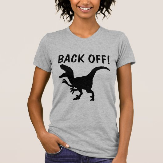 SOCIAL DISTANCING BACK OFF! DINO T-SHIRTS (Voorkant)