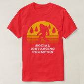 Social Distancing Champion Grappig T-shirt (Design voorkant)