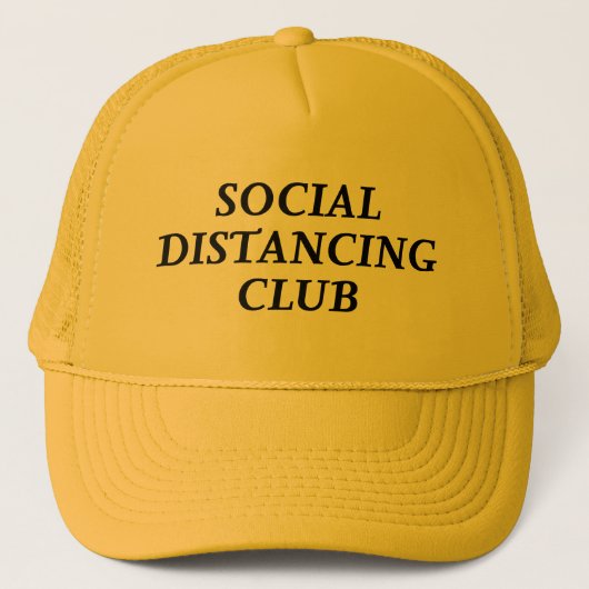 Social Distancing Club Trucker Pet (Voorkant)