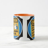 Social Distancing Coffee Mok - Keep Back 6 Feet, C (Midden)