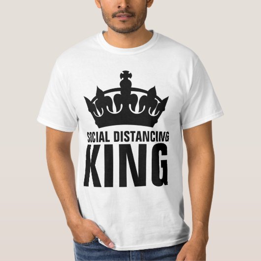 SOCIAL DISTANCING dad T-SHIRTS (Voorkant)