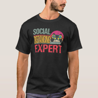 Social Distancing Expert Gaming  Video Game T-shirt