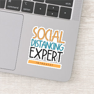 Social Distancing Expert Introvert Sticker
