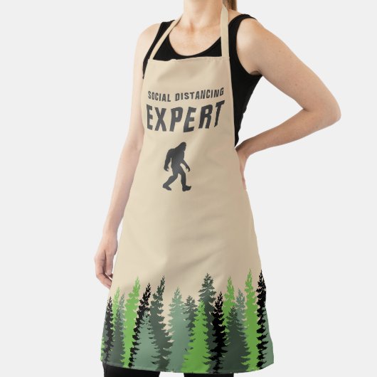 Social Distancing Expert Sasquatch Funny Schort (Insitu)