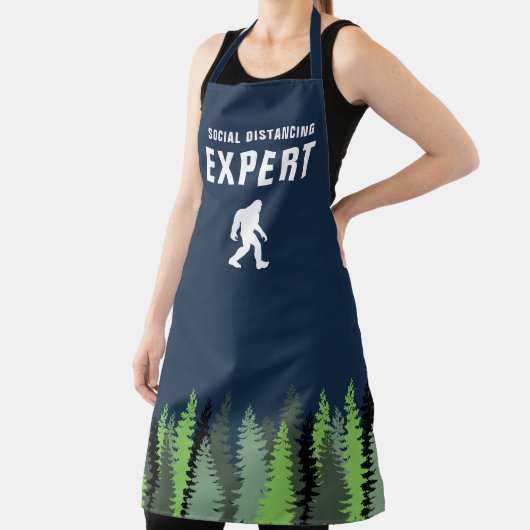 Social Distancing Expert Sasquatch Funny Schort (Insitu)