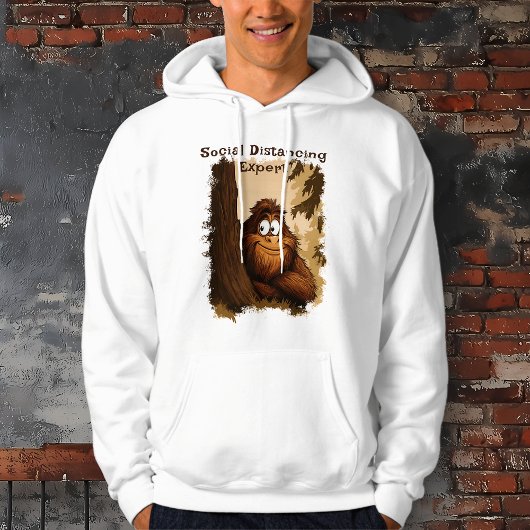 Social Distancing Expert Sasquatch Hoodie