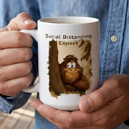 Social Distancing Expert Sasquatch Koffiemok