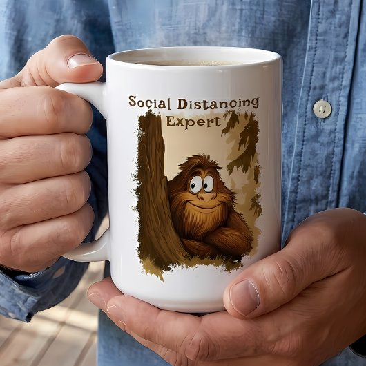Social Distancing Expert Sasquatch Koffiemok
