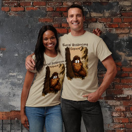Social Distancing Expert Sasquatch T-shirt