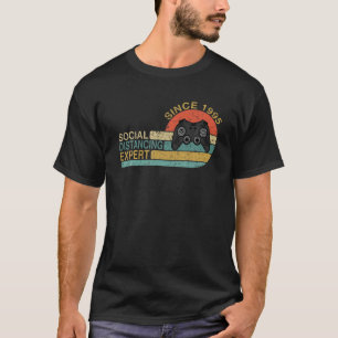 Social Distancing Expert Video Gamer sinds T-shirt