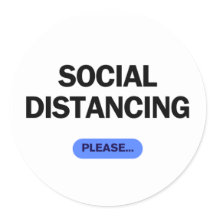 "Social Distancing Please" Funny Covid