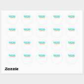 Social Distancing Ronde Sticker (Vel)