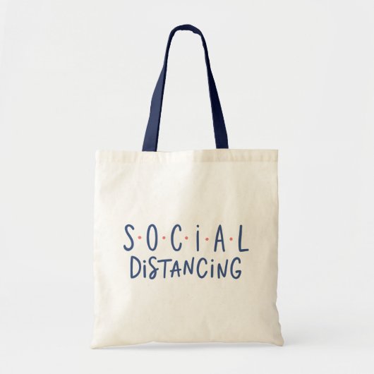 Social Distancing Tote Bag (Voorkant)