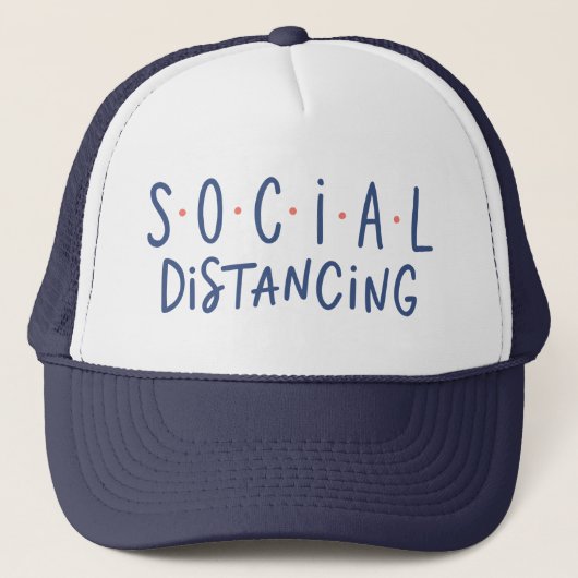 Social Distancing Trucker Pet (Voorkant)