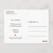 Social distancing typografie motivatie quote briefkaart (Achterkant)