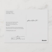 Social Distancing Wedding Uitstel grijs Briefkaart (Achterkant)