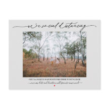 Social Distancing Wedding Uitstel grijs