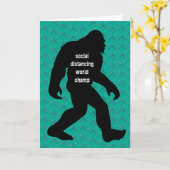 Social Distancing World Champ Big Foot PDX Tapijt Kaart (Gele Bloem)