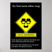 Social Engineering Security Awareness Poster (Voorkant)
