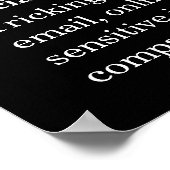 Social Engineering Security Awareness Poster (Hoek)