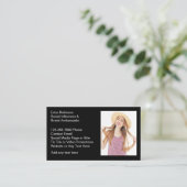 Social Influencer Brand Ambassador Visitekaartjes (Staand voorkant)