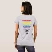 Social Justice T-shirt, Peace T-shirt (Achterkant volledig)