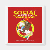 Social Justice Warrior Magneet (Voorkant)